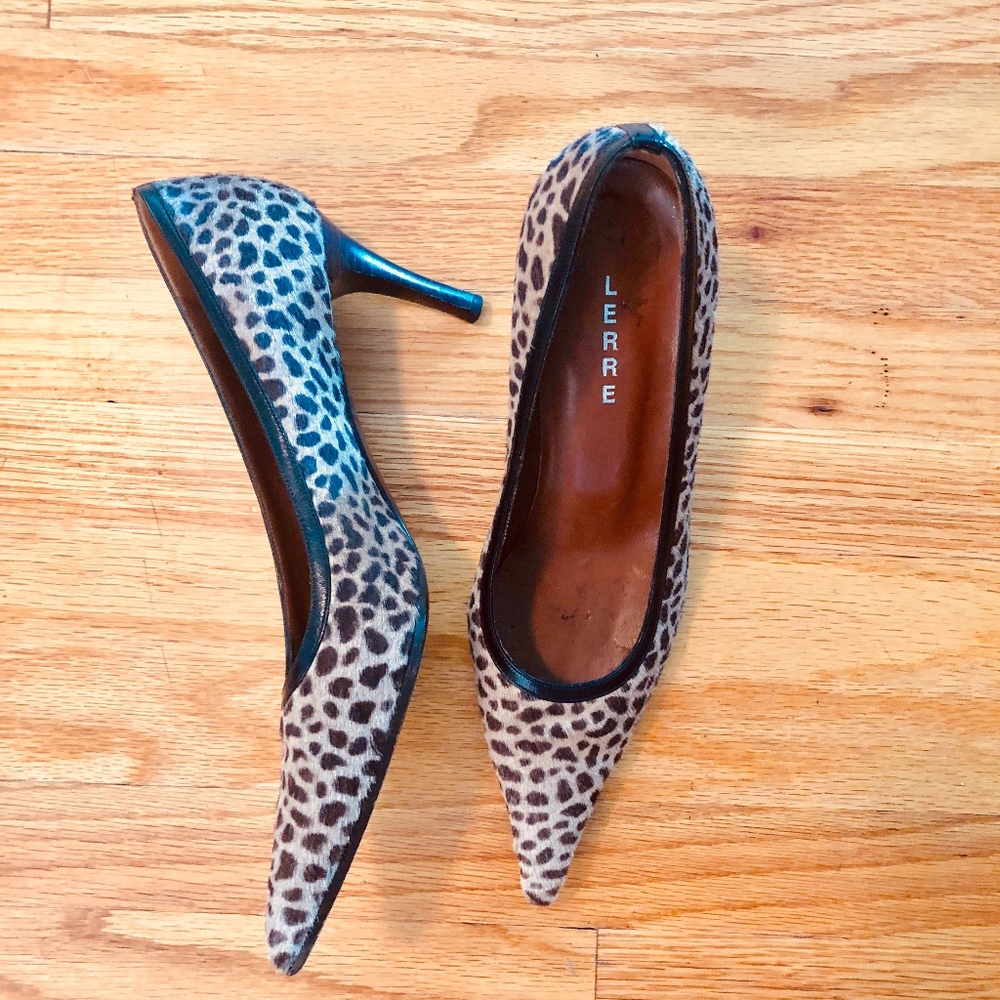 Lerre leopard pumps